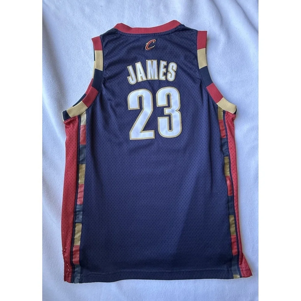Adidas Cleveland Cavaliers LeBron James #23 Jersey Youth XL NBA Length +2